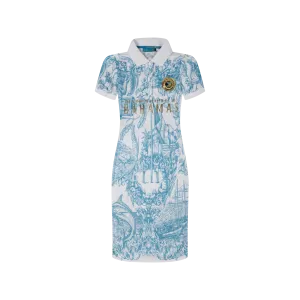 50TH INDEPENDENCE POLO DRESS-WHITE