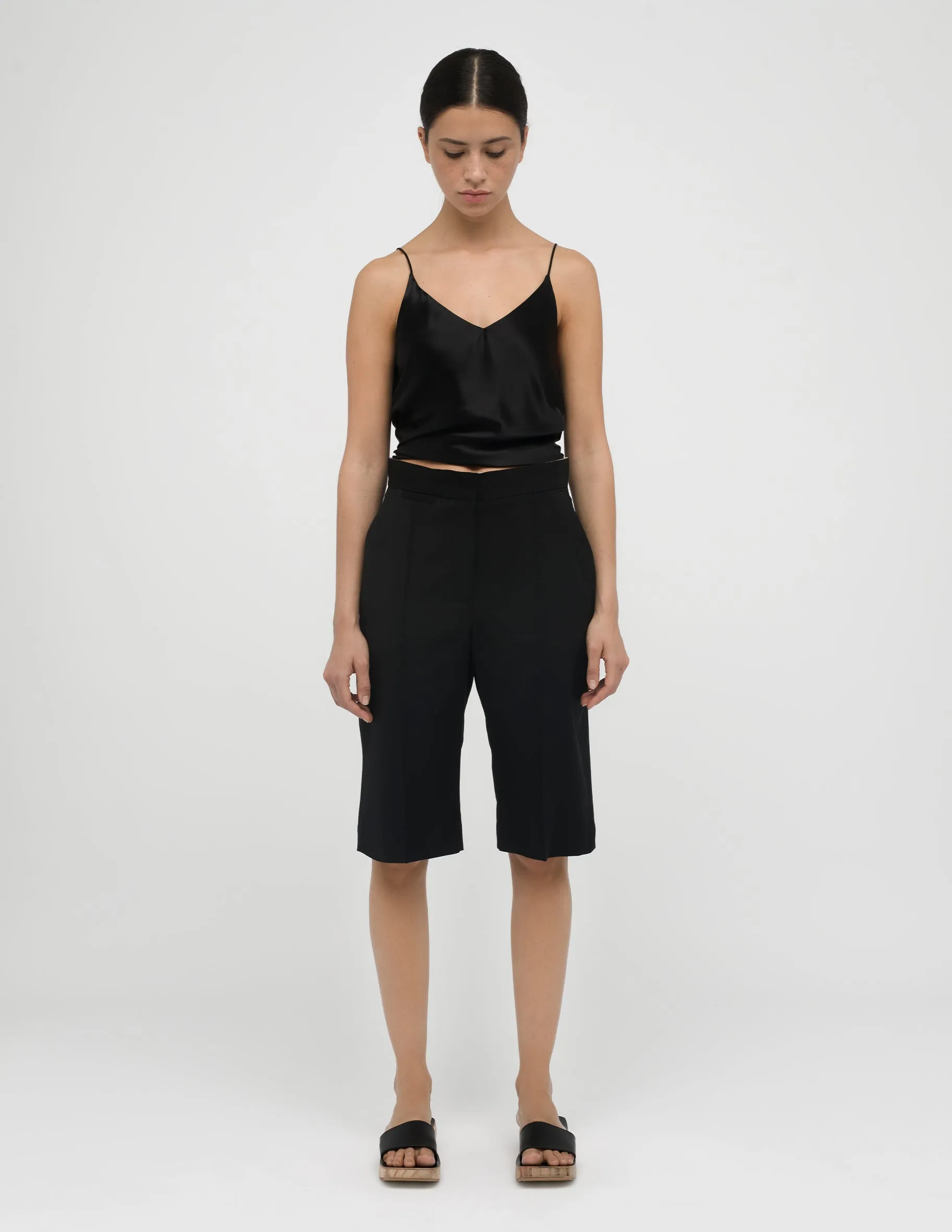Stylish Black Bermuda Shorts
