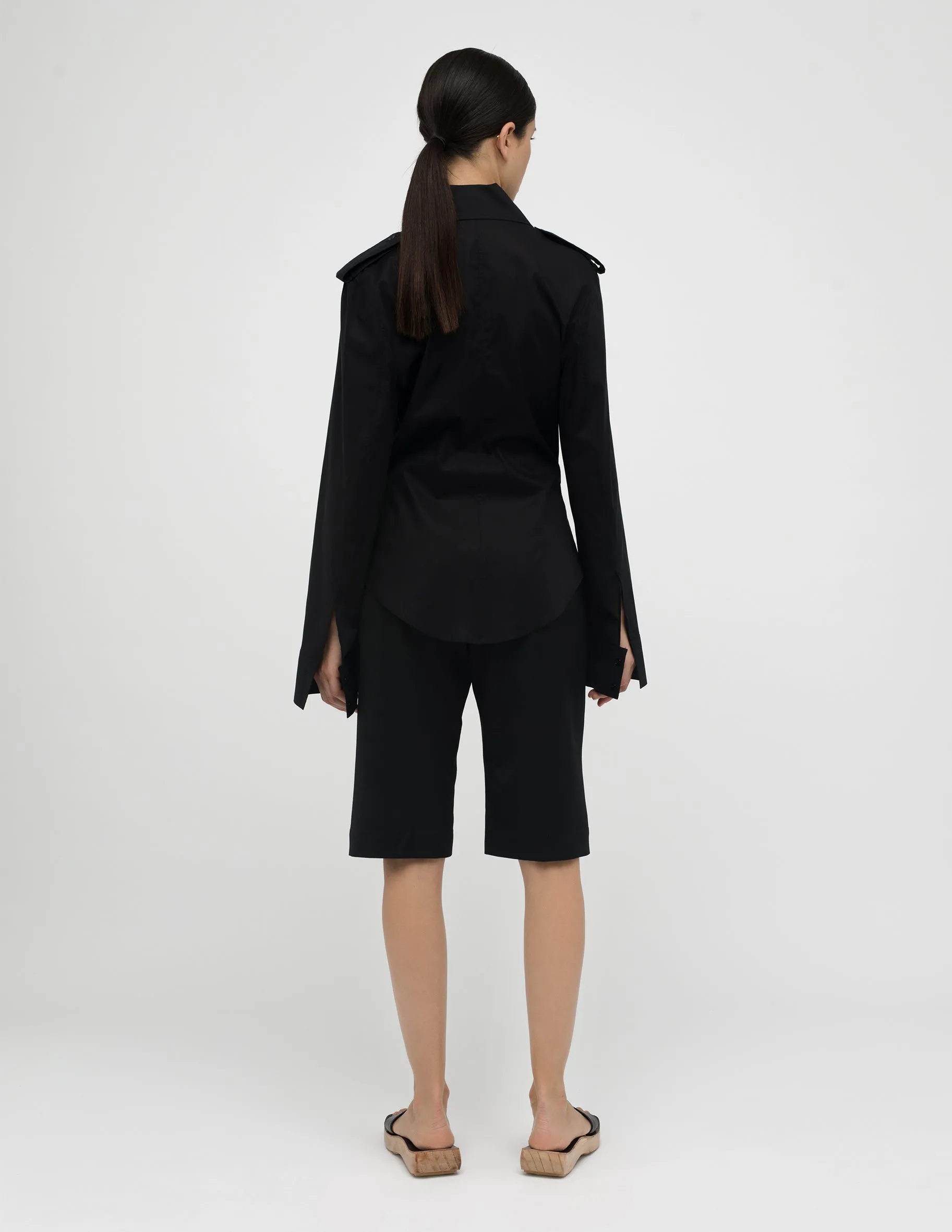 Stylish Black Bermuda Shorts