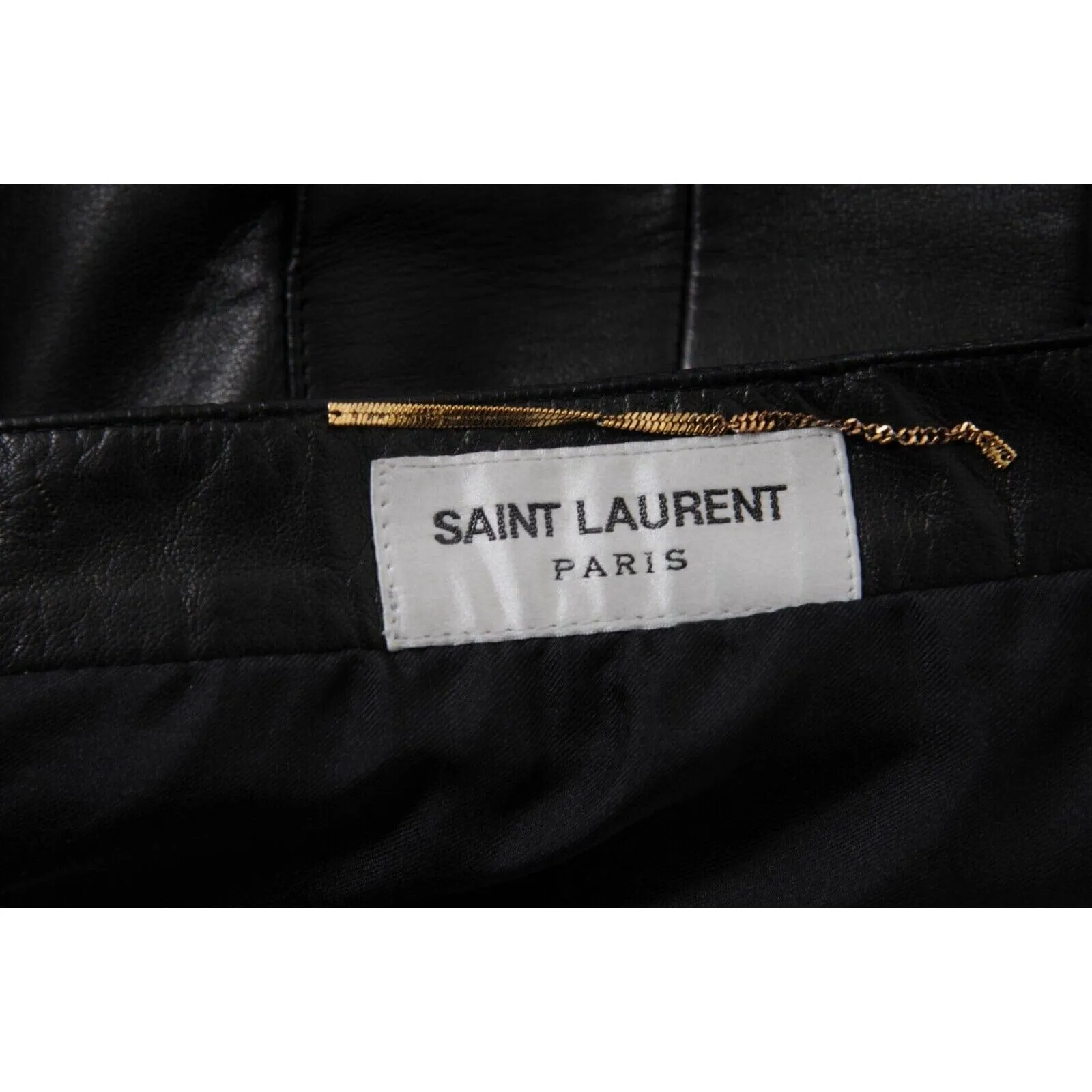 Black Lamb Leather Pleated Mini Skirt
