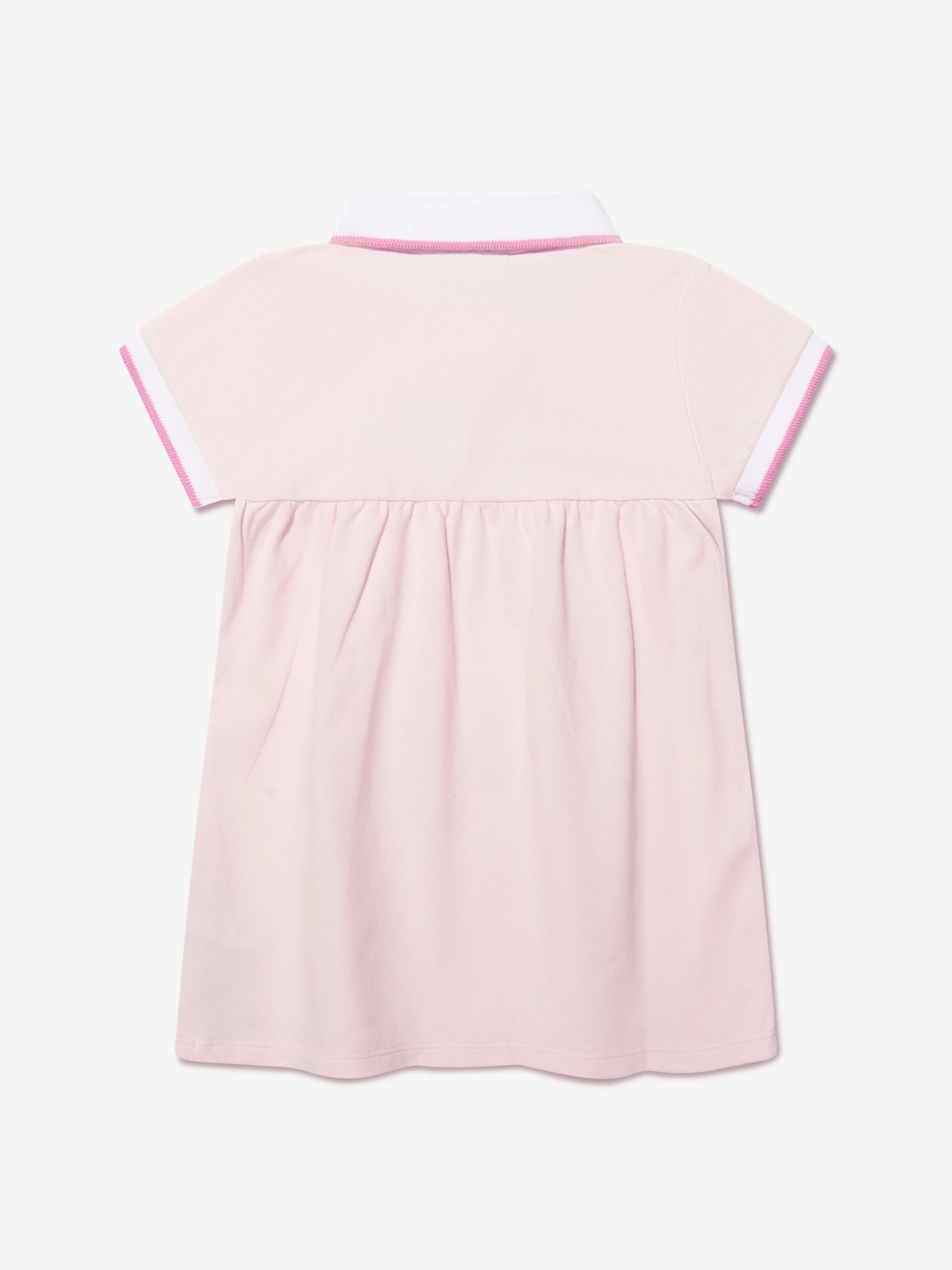 BOSS Baby Girls Organic Cotton Polo Dress in Pink