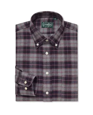 Button Down Burgundy Plaid