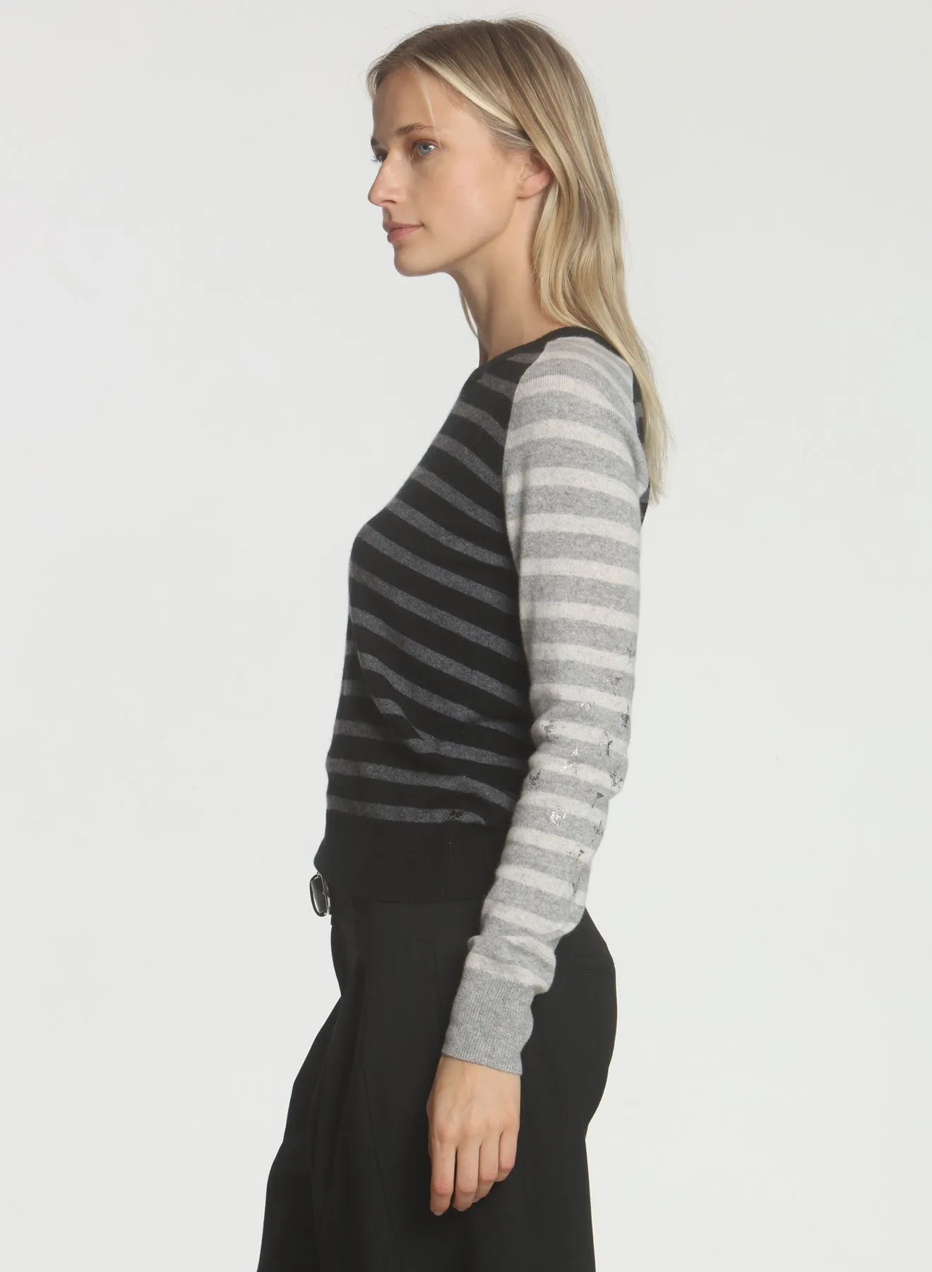 Emma Glory Stripe - Black