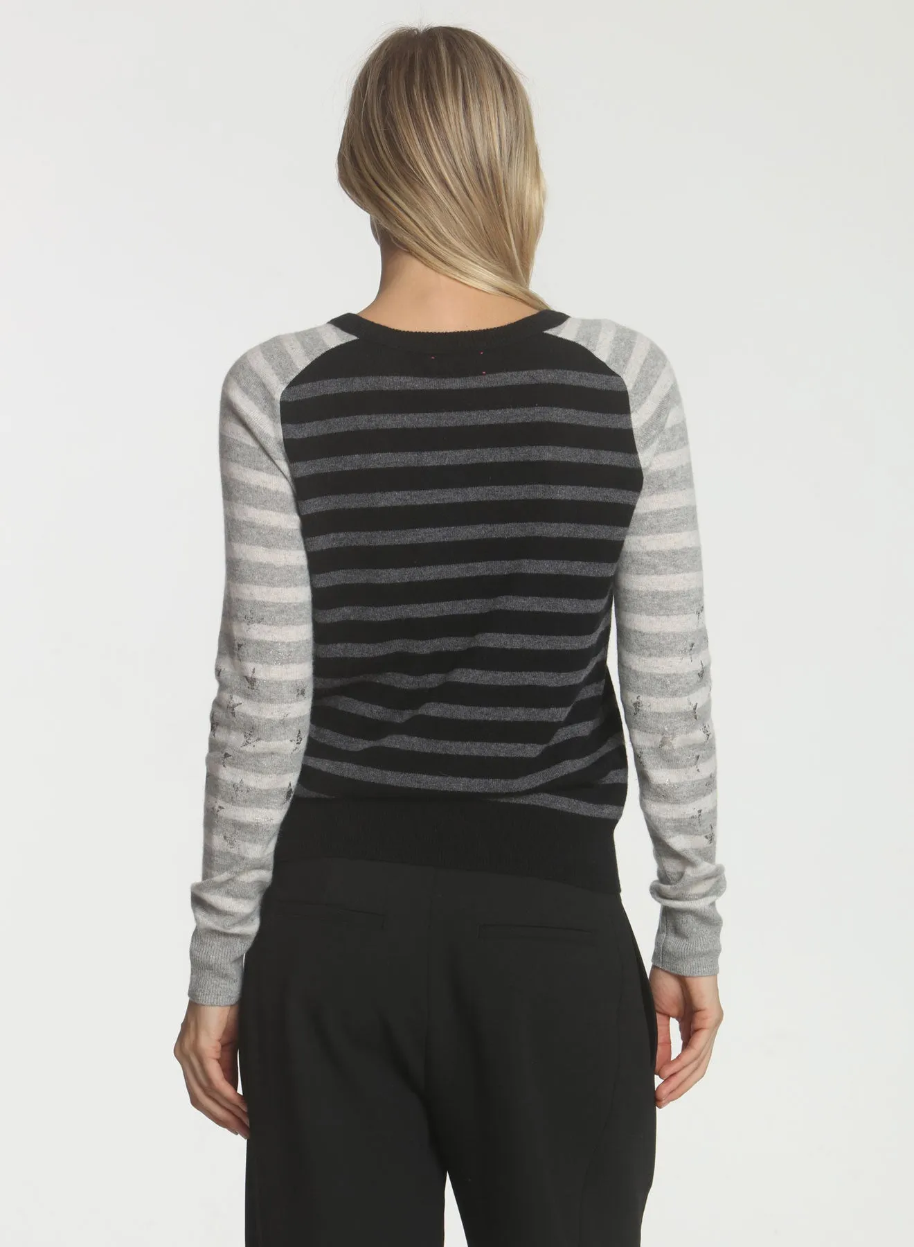 Emma Glory Stripe - Black