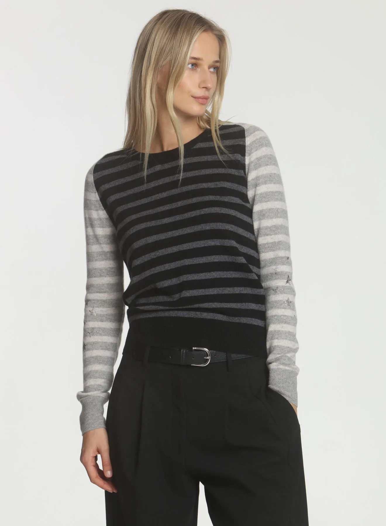 Emma Glory Stripe - Black