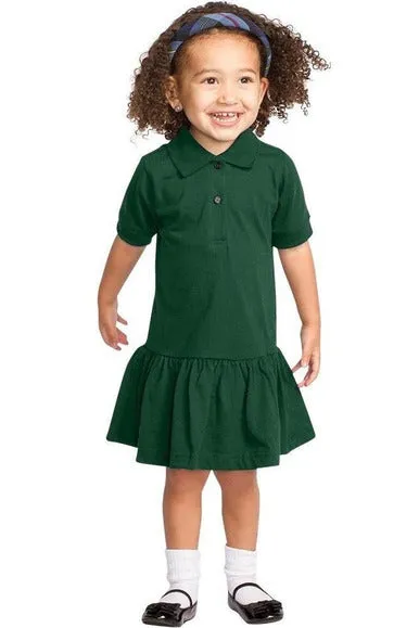 Girls Short Sleeve Polo Dress