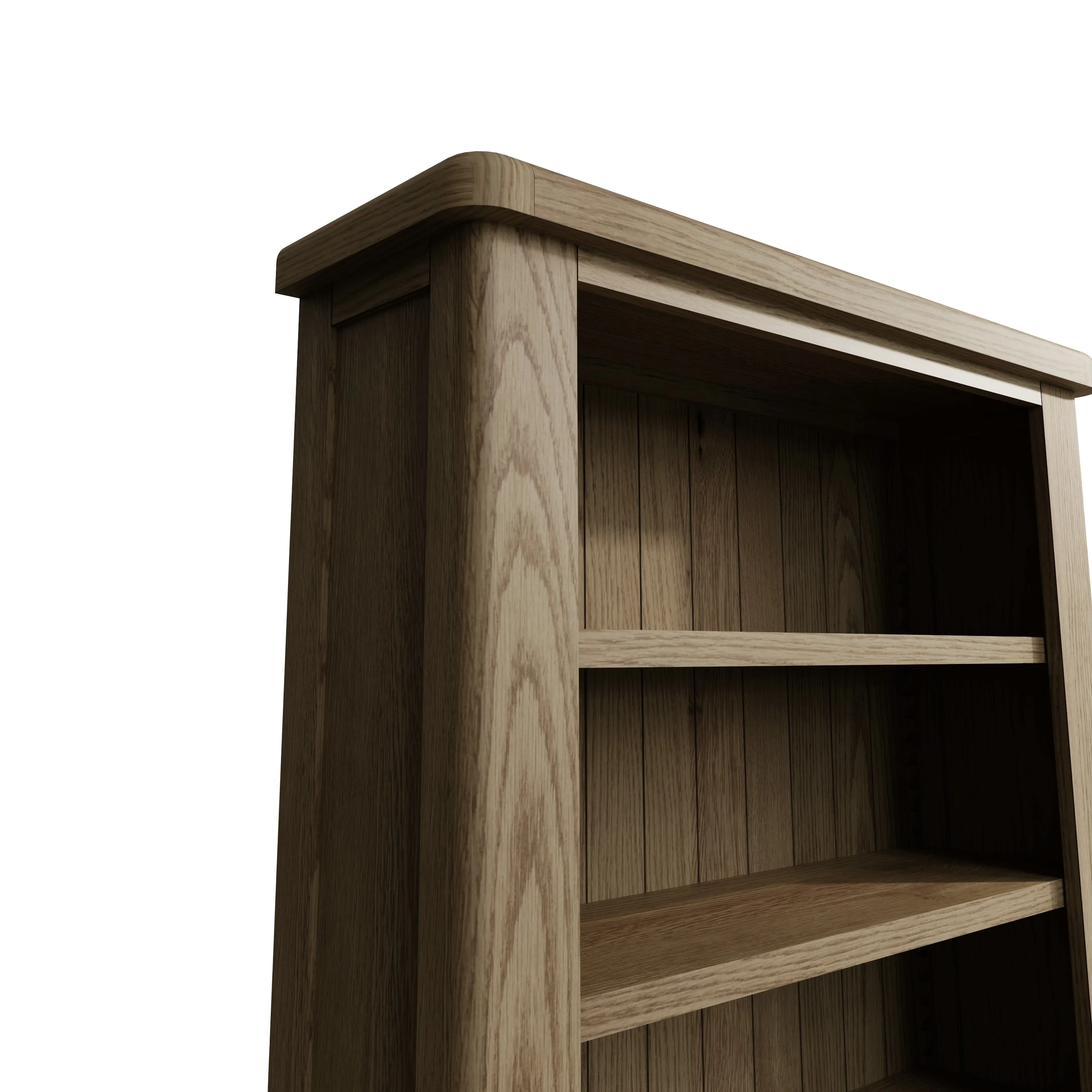 Helios Smoked Oak Large Bookcase