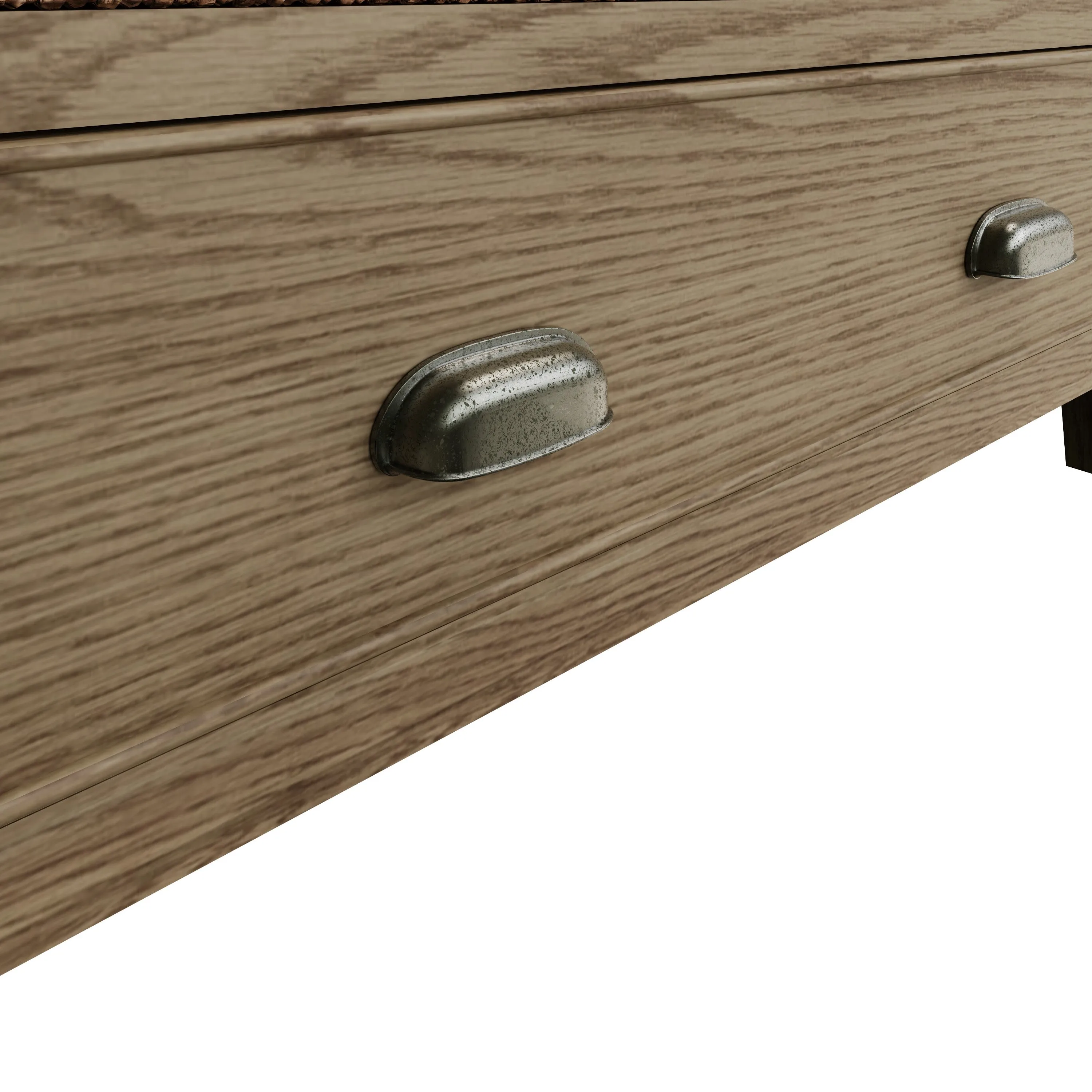 Helios Smoked Oak Large Bookcase