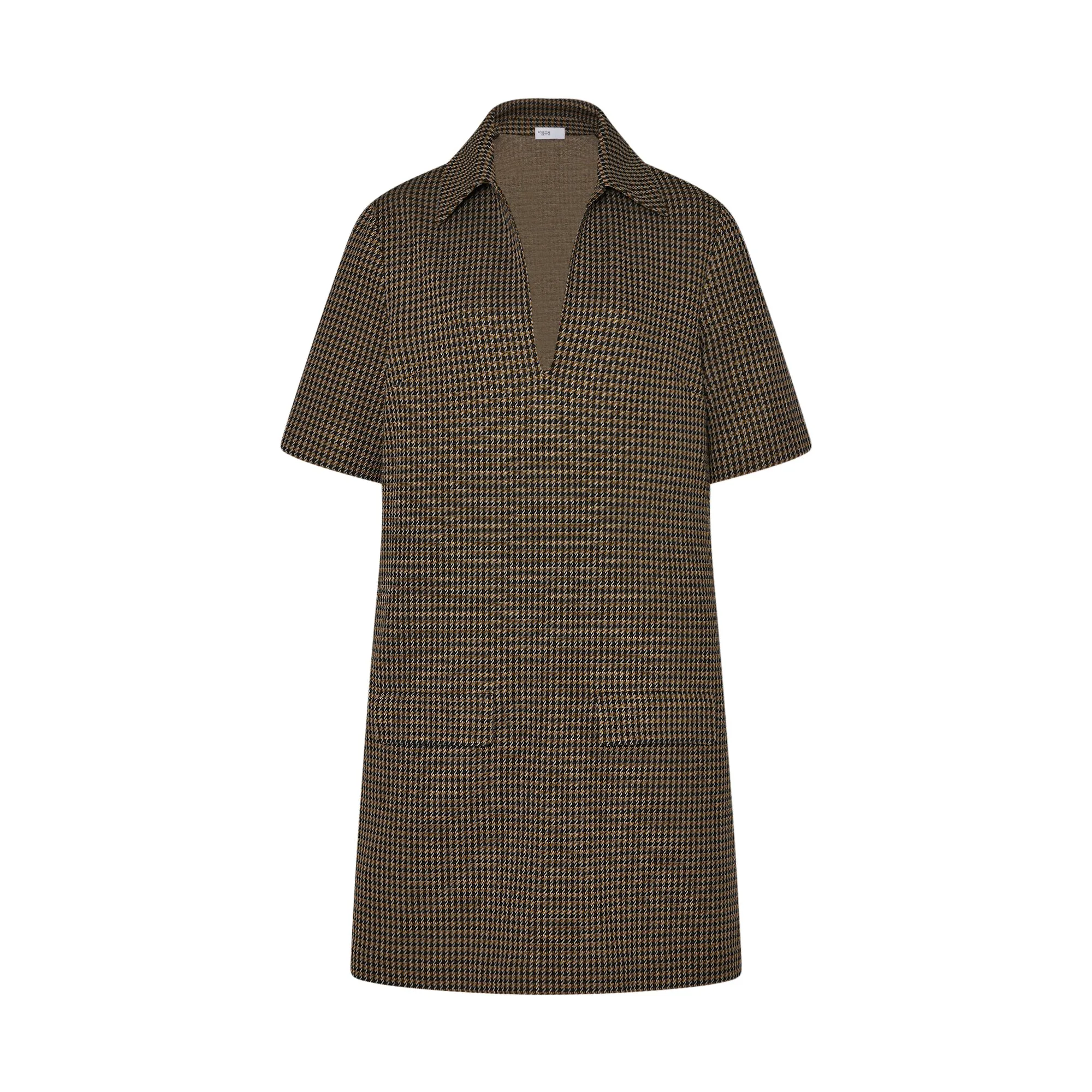 LAPEL COLLAR POLO DRESS