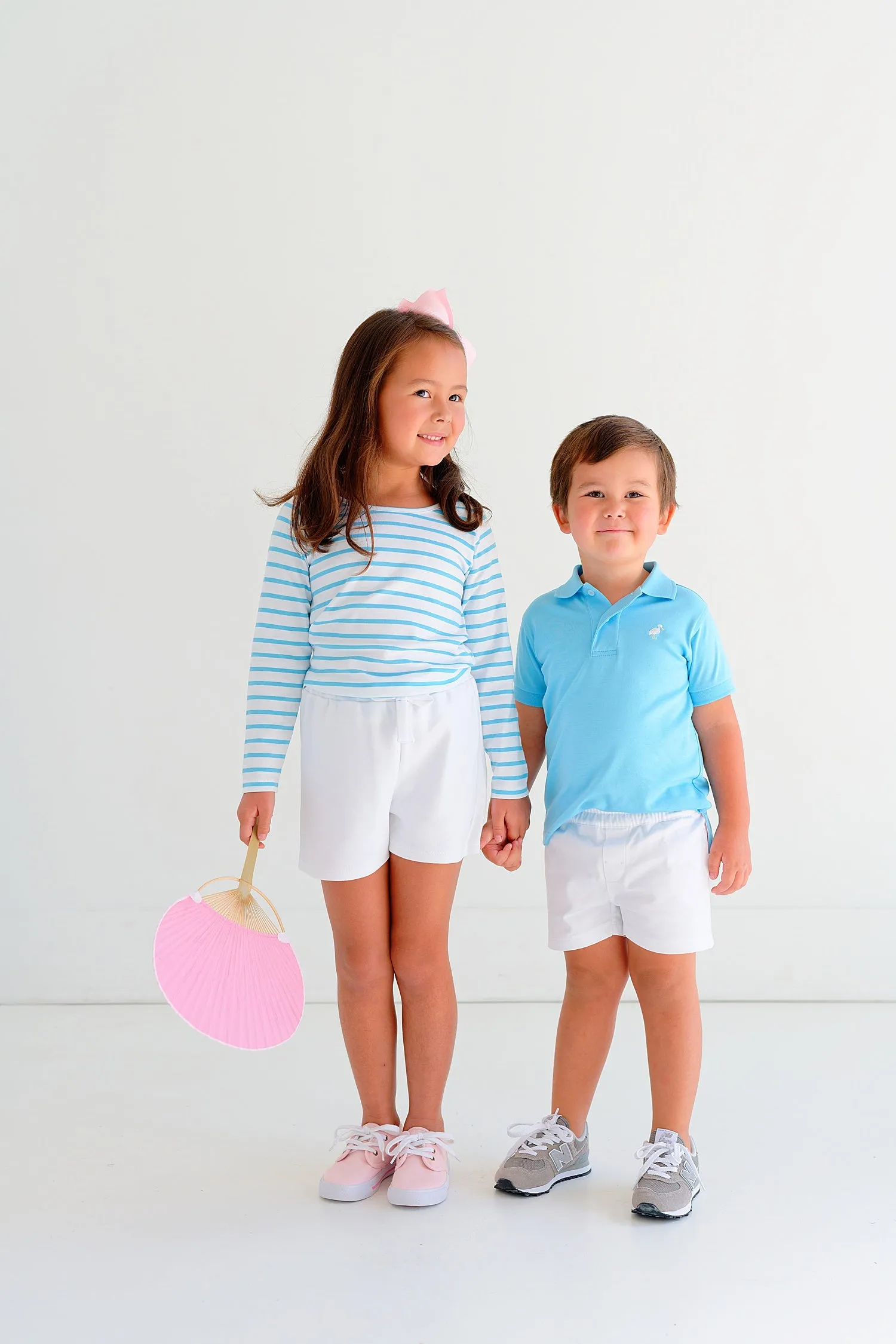 Long Sleeve Plain Jayne Play Shirt - Brookline Blue Stripe