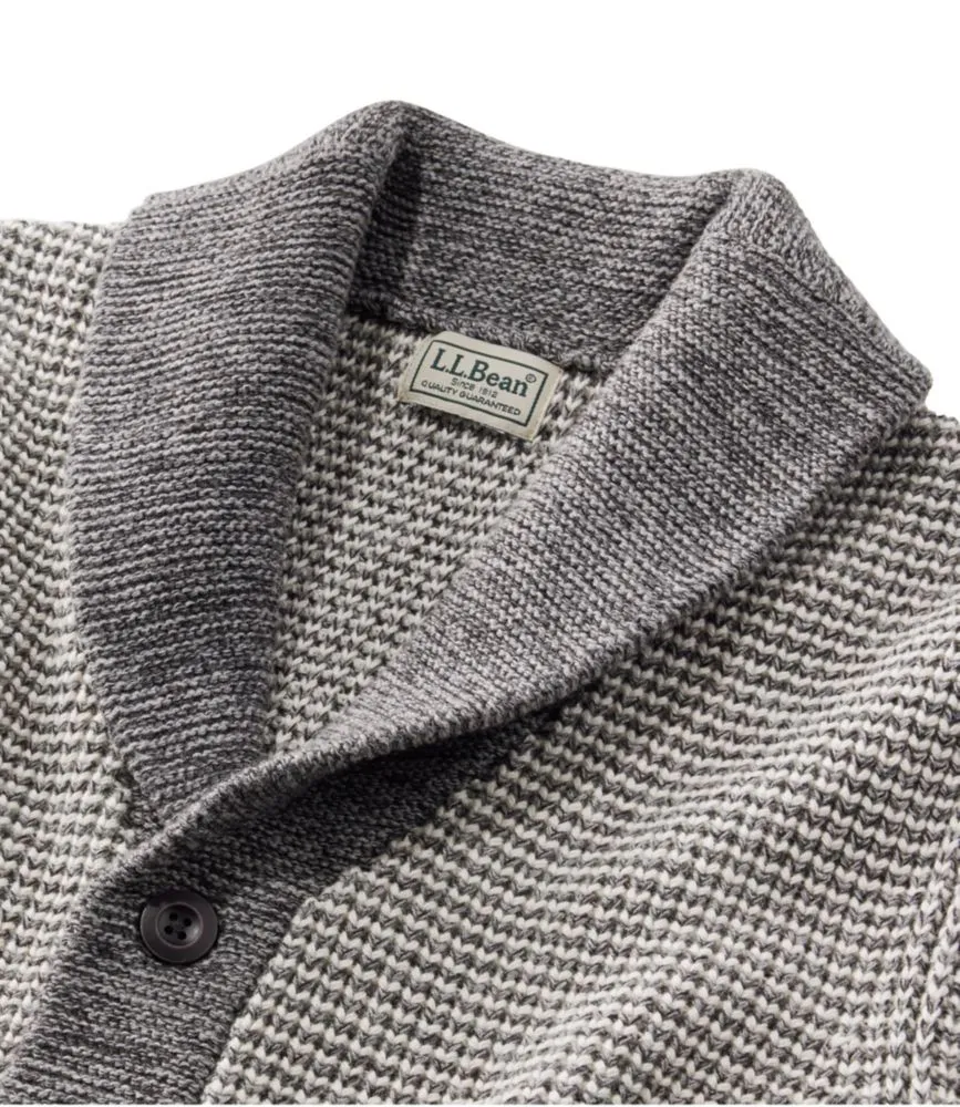 Men's Organic Cotton Sweater, Cardigan, Stripe