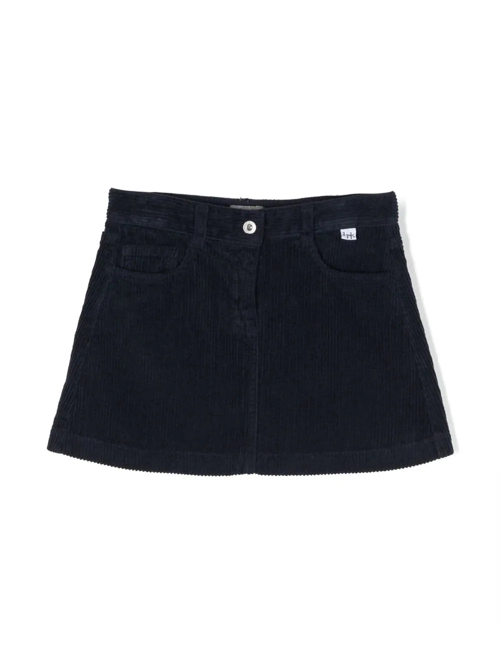 Navy Corduroy 5 Pocket Skirt