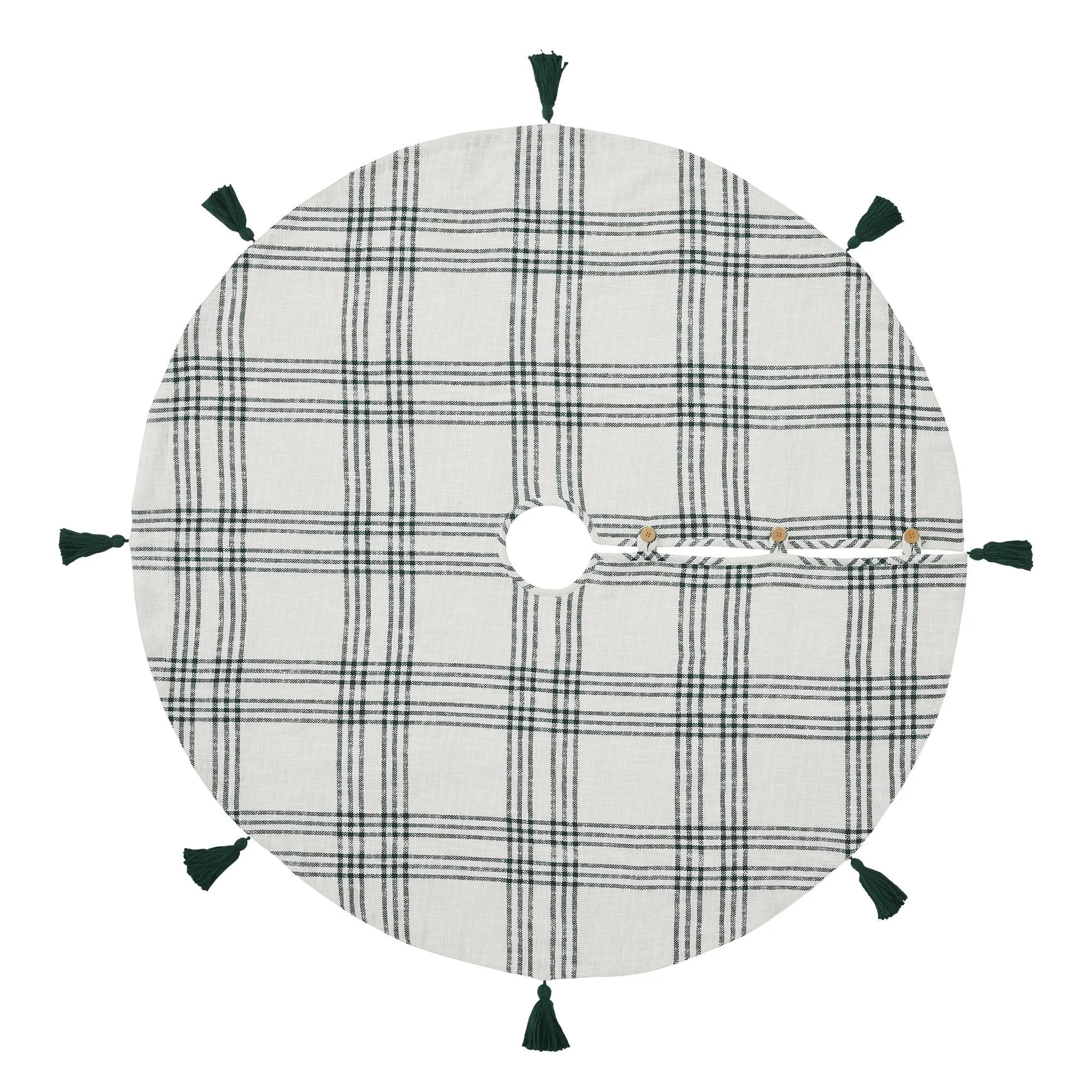 Pine Grove Plaid Tree Skirt 55"