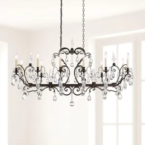 Renaissance 14 Light Heirloom Gold Chandelier with Crystals from Swarovski