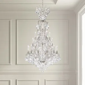 Renaissance 24 Light Etruscan Gold Chandelier with Crystals from Swarovski