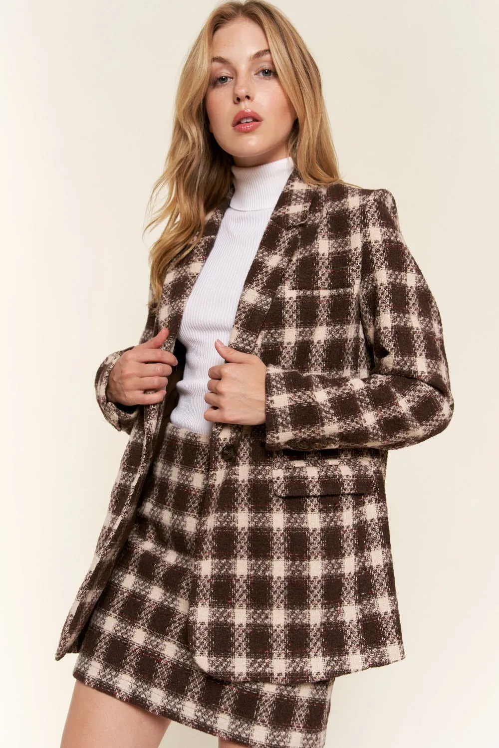 Sabrey Plaid Blazer