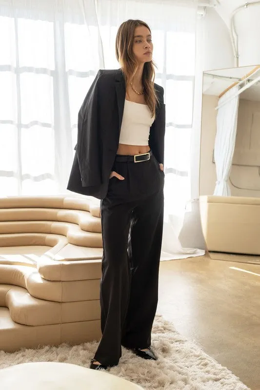 Solid Blazer - Black