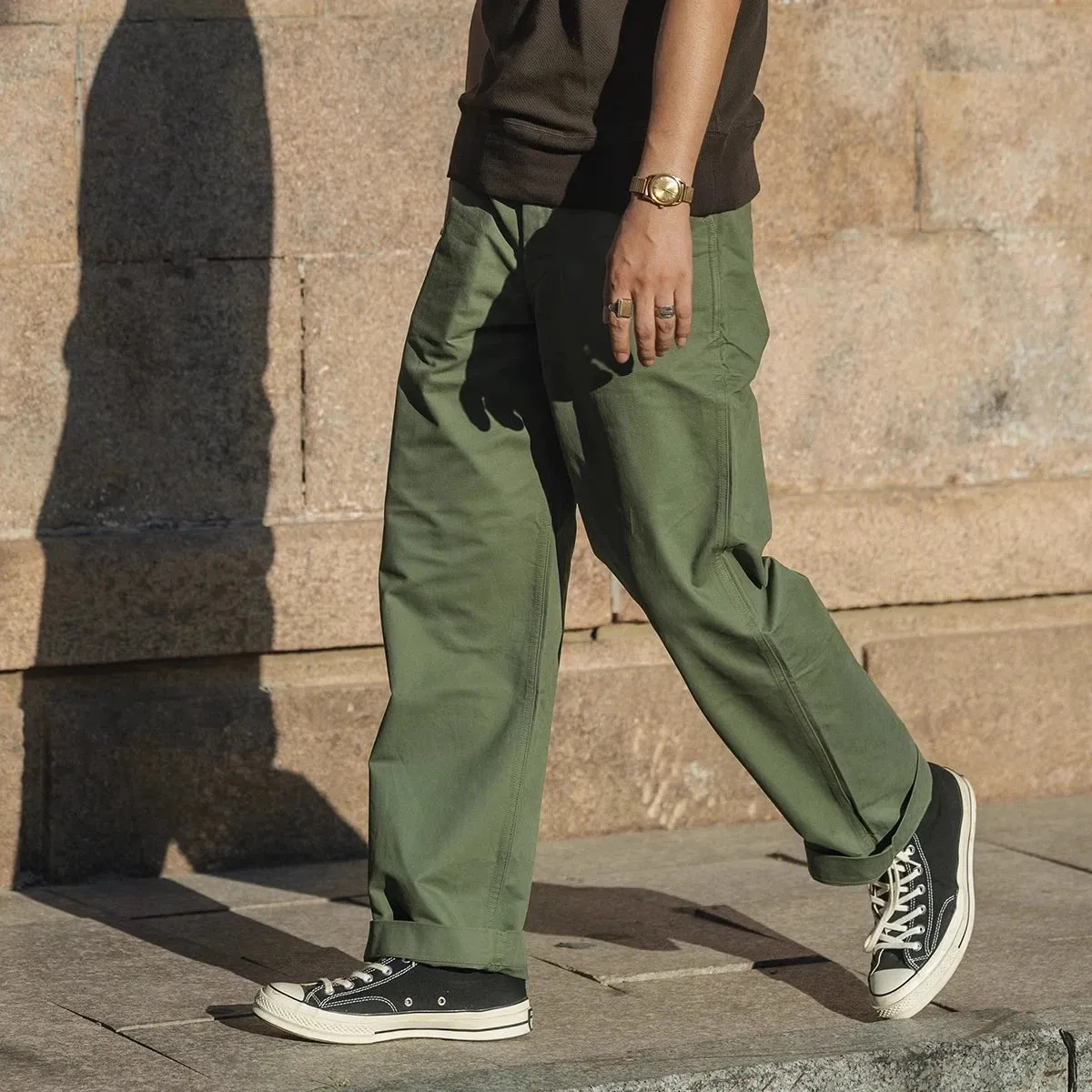 USMC Officer Chino Pants - Straight-Leg Military Trousers