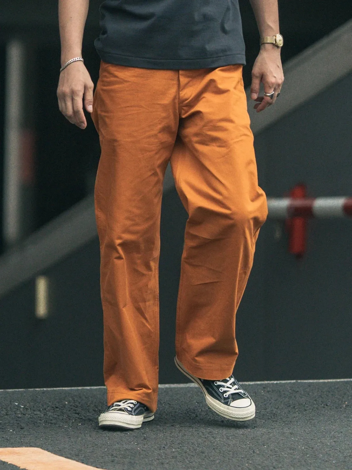 USMC Officer Chino Pants - Straight-Leg Military Trousers