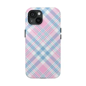 Weekend Ready | Pink Plaid Case