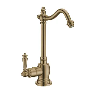 Whitehaus WHFH-H1006-AB Point of Use Instant Hot Water Drinking Faucet with Spout
