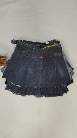 Y2K Briteny Era Denim Pleated Mini Skirts
